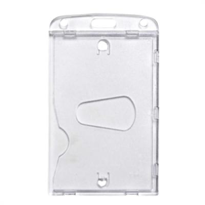 Portrait Fully Enclosed ID Card Holder x10