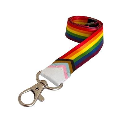 Rainbow Progress Flag Lanyard x10