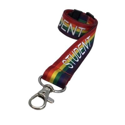 Rainbow Student Lanyard x10