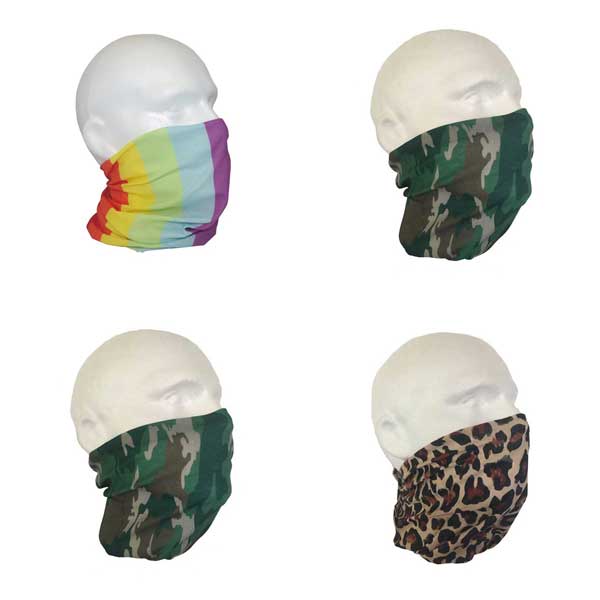 Patterned Neck Tube Bandanas