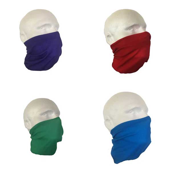 Plain Coloured Neck Tube Bandanas