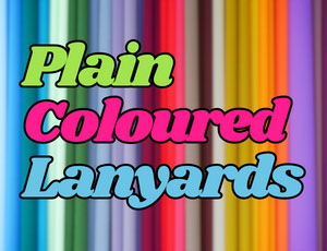 Plain Coloured Lanyards Mobile Banner